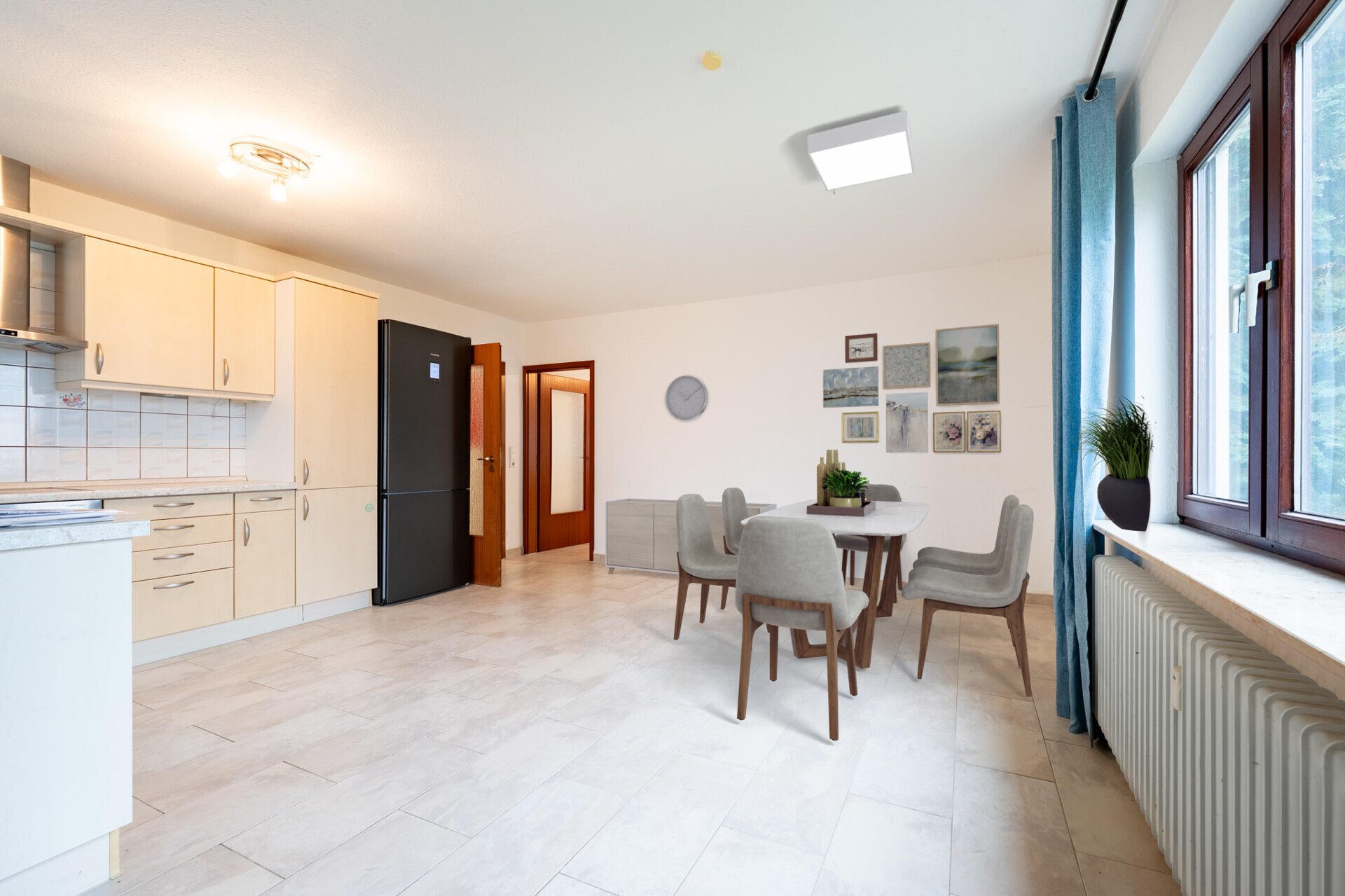 Immobilienangebot - Dornstadt / Tomerdingen - Alle - 117 m² Wohnkomfort 
EG-Wohnung mit Garage und privatem Garten