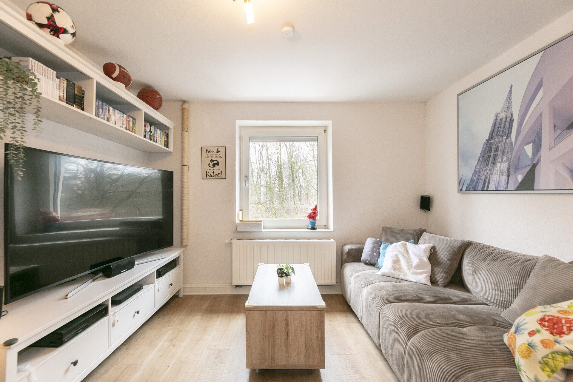 Immobilienangebot - Neu-Ulm - Alle - Zwei in Einem: Großzügige Wohnung mit flexibler Nutzung nach WEG geteilt