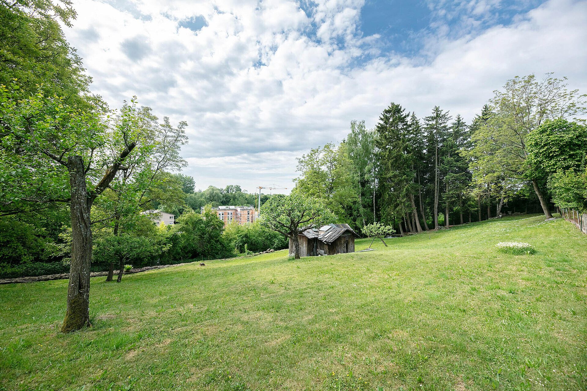 Immobilienangebot - Ulm - Alle - Freizeitgrundstück in idyllischer Grünlage mit Bachlauf