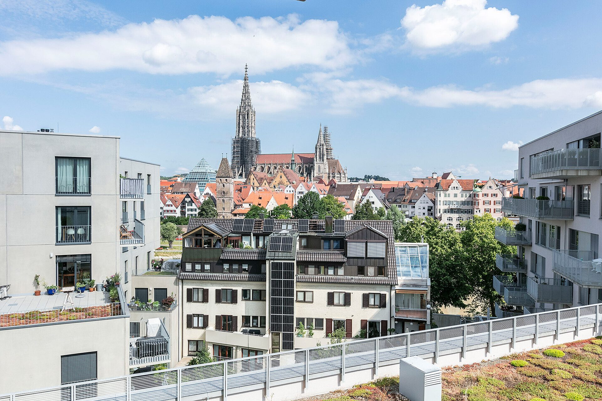 Immobilienangebot - Neu-Ulm / Mitte - Alle - Traum-Aussicht - an der Donau mit Münsterblick