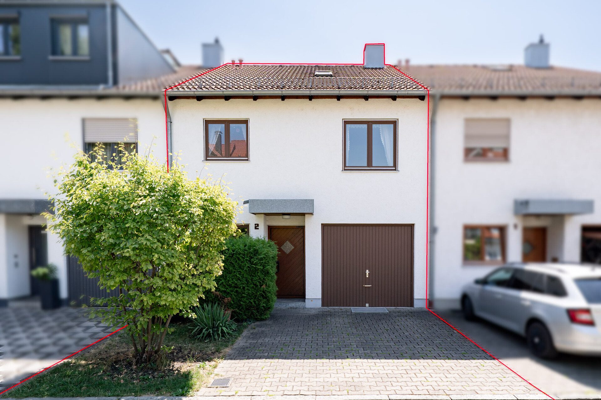 Immobilienangebot - Neu-Ulm / Offenhausen - Alle - Wohnglück in Offenhausen - 
RMH mit Garage, Wintergarten & Garten