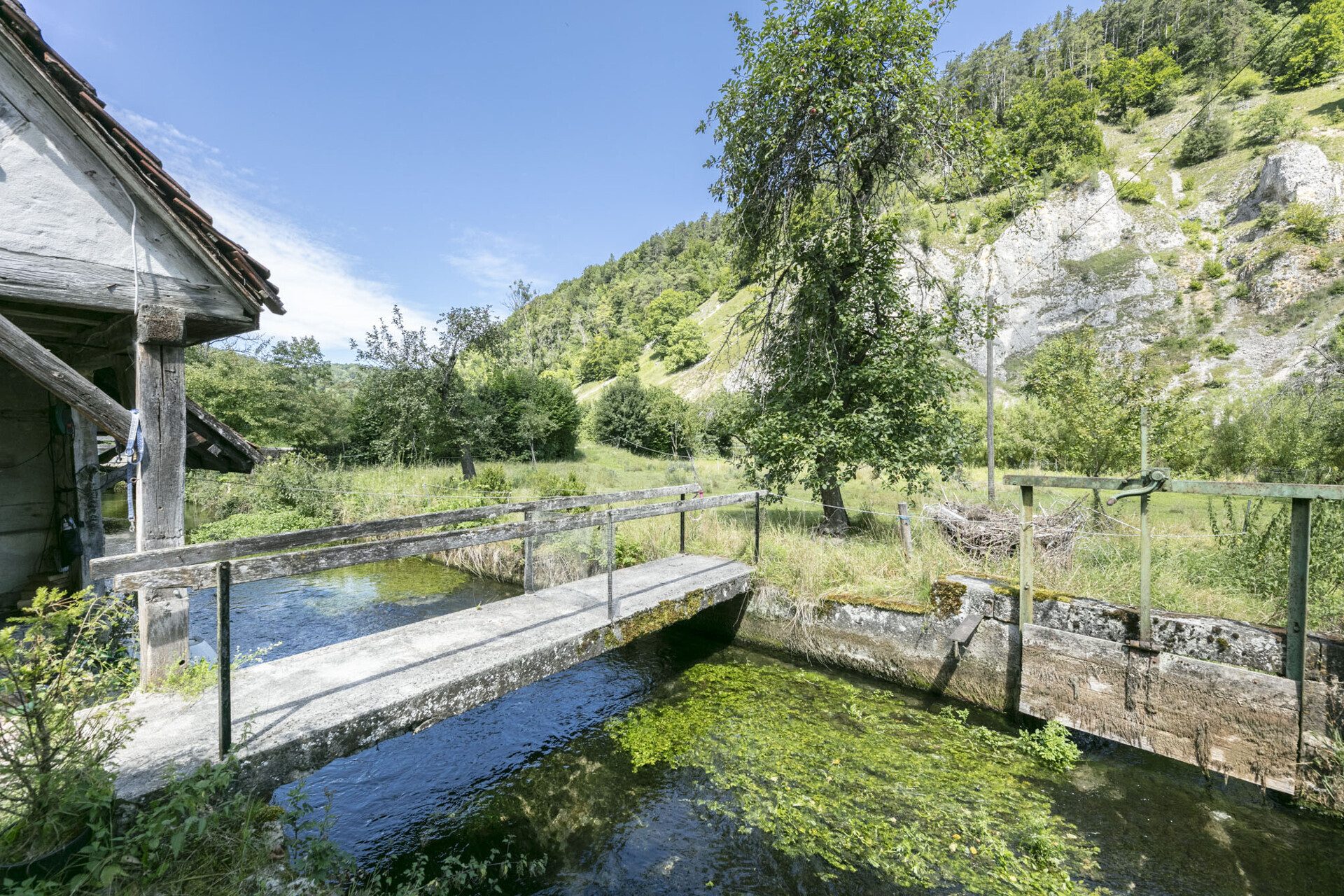 Immobilienangebot - Blaustein/Lautern - Alle - Kulturdenkmal in idyllischer Lage mit bestehendem Wasserrecht an der Lauter