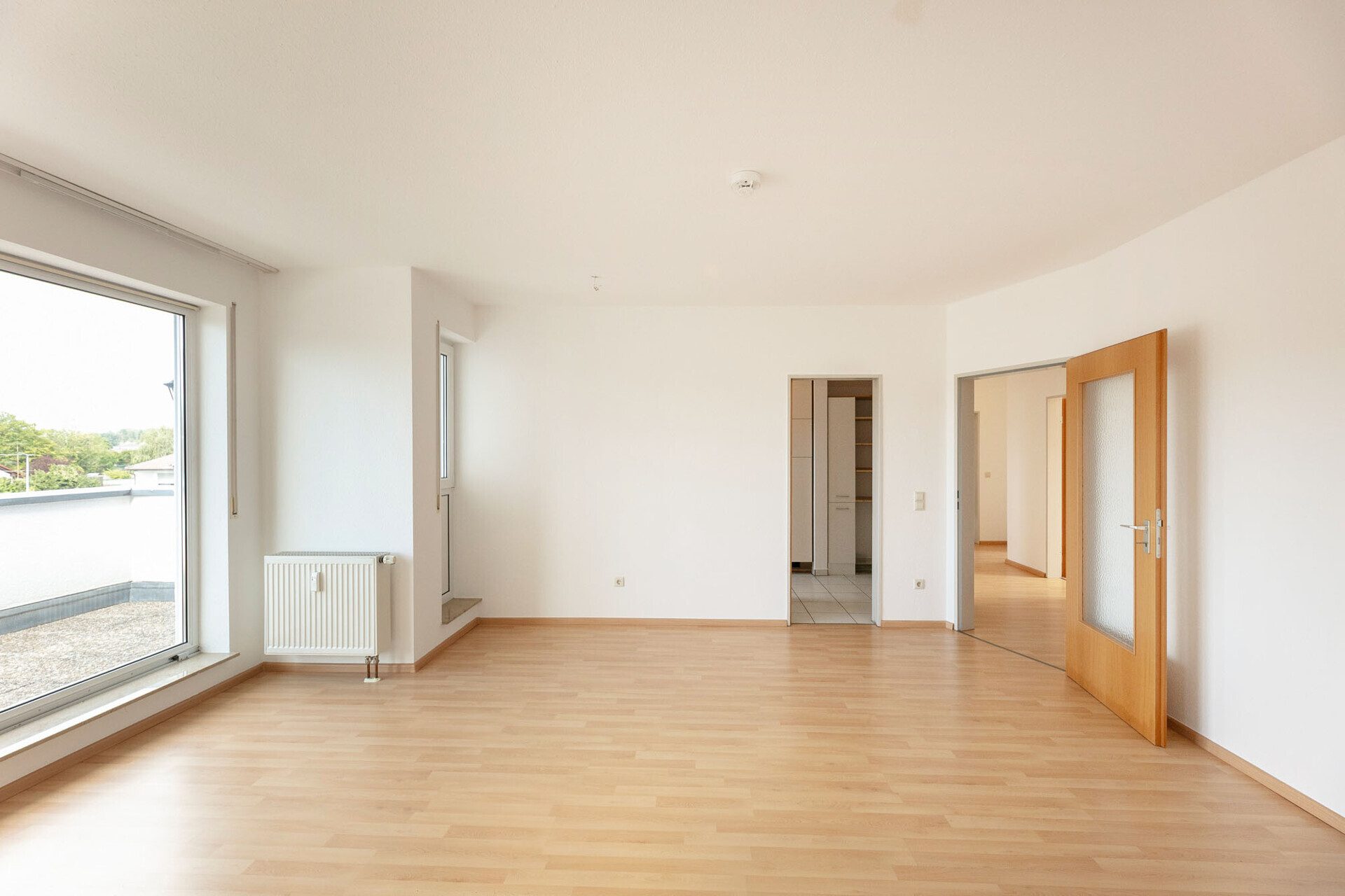 Immobilienangebot - Senden - Alle - Licht, Freiraum und Grünblick: DG-Wohnung mit Terrasse + TG-Stellplatz
