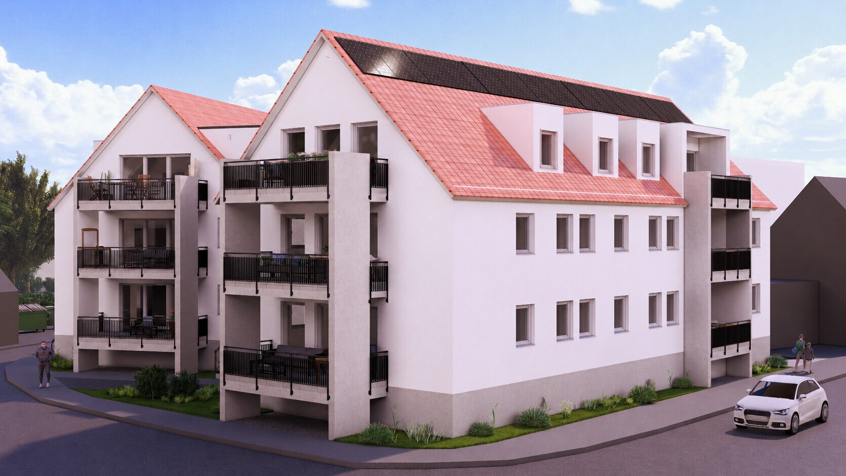 Immobilienangebot - Erbach-Ersingen - Alle - Neubau-Wohnung mit 3,5-Zimmern -
Mit Balkon und überdachtem Stellplatz