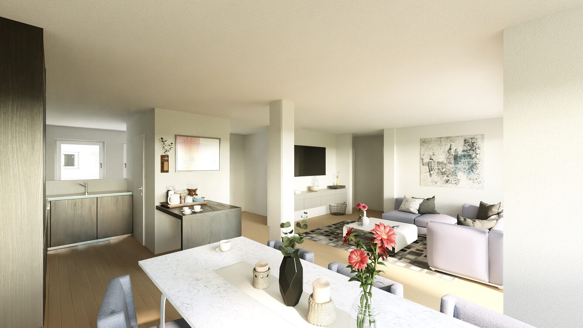 Immobilienangebot - Erbach-Ersingen - Alle - Neubau-Wohnung mit 3,5-Zimmern -
Mit Balkon und überdachtem Stellplatz