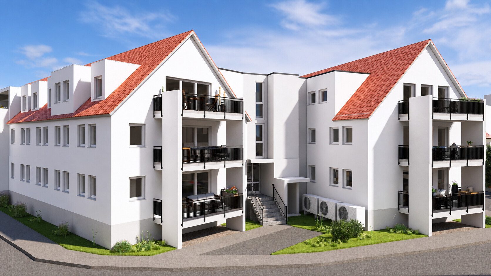 Immobilienangebot - Erbach-Ersingen - Alle - Neubau-Wohnung mit 3,5-Zimmern -
Ideal für Paare oder Singles