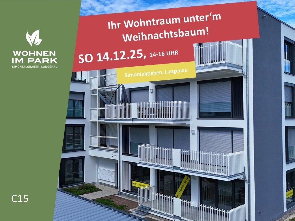 Hirn Immobilien GmbH - Immobilienangebot - Langenau - Wohnungen - 4 ZIMMER ETW IM 2. OG - "WOHNEN IM PARK" IN LANGENAU - C15