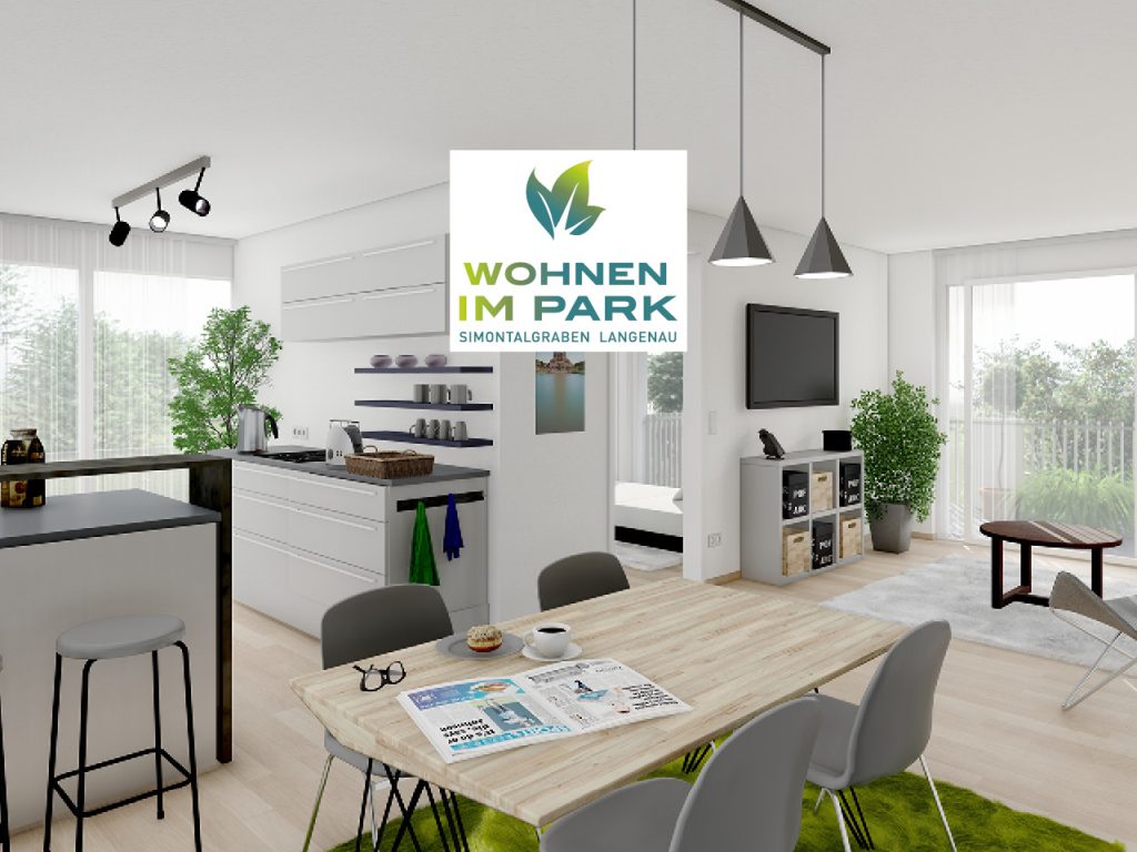 Hirn Immobilien GmbH - Immobilienangebot - Langenau - Wohnungen - 2-ZIMMER ETW MIT GARTENANTEIL - "WOHNEN IM PARK" IN LANGENAU - A02