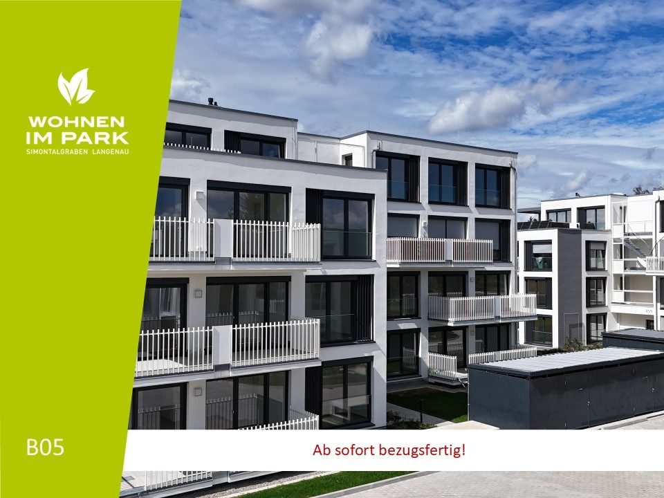 Hirn Immobilien GmbH - Immobilienangebot - Langenau - Wohnungen - 3,5-ZIMMER ETW MIT GARTENANTEIL - "WOHNEN IM PARK" IN LANGENAU - B05