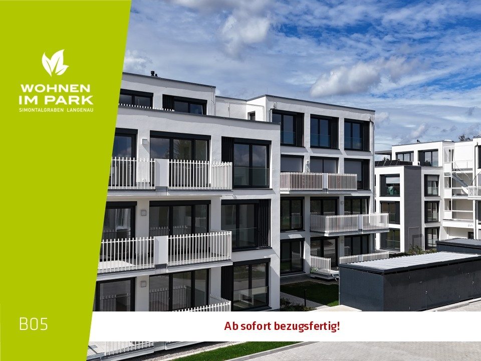 Hirn Immobilien GmbH - Immobilienangebot - Langenau - Wohnungen - 3,5-ZIMMER ETW MIT GARTENANTEIL - "WOHNEN IM PARK" IN LANGENAU - B05