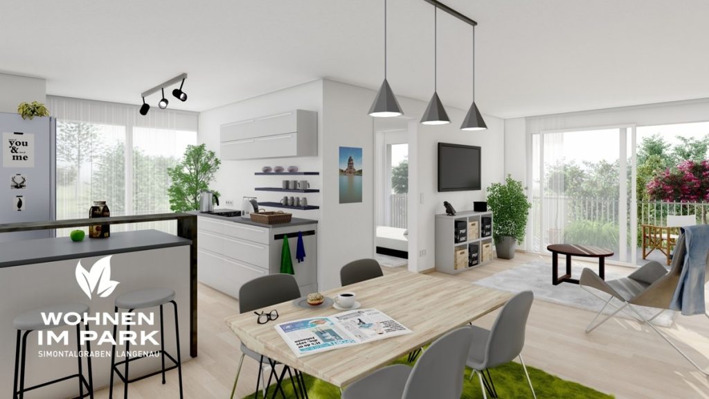 Hirn Immobilien GmbH - Immobilienangebot - Langenau - Wohnungen - 3-ZIMMER ETW MIT GARTENANTEIL - "WOHNEN IM PARK" IN LANGENAU