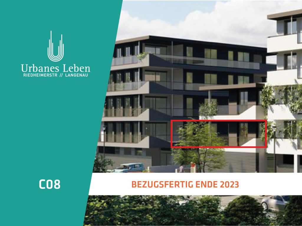 Hirn Immobilien GmbH - Immobilienangebot - Langenau - Wohnungen - TRAUMHAFTE 3-ZIMMER WOHNUNG MIT SÜDAUSRICHTUNG IM 1. OG – URBANES LEBEN LANGENAU - C08