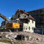 Baustelle Neubauprojekt Wohnen im Park Langenau