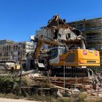 Baustelle Neubauprojekt Wohnen im Park Langenau