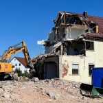 Baustelle Neubauprojekt Wohnen im Park Langenau
