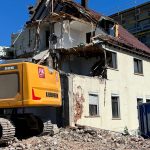 Baustelle Neubauprojekt Wohnen im Park Langenau