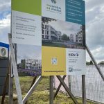 Baustelle Neubauprojekt Wohnen im Park Langenau
