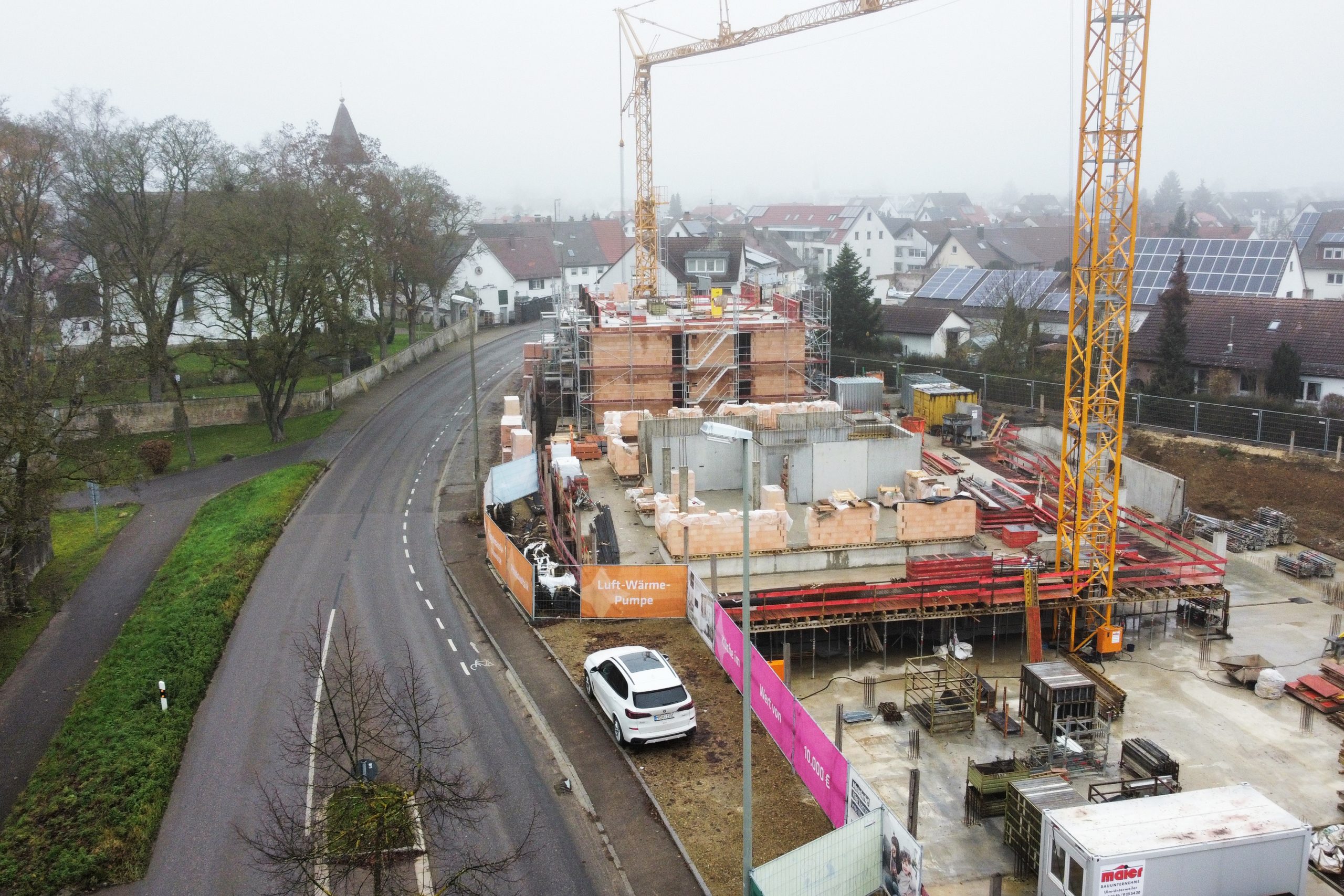 Baustelle des Neubauprojekts Alte Schreinerei