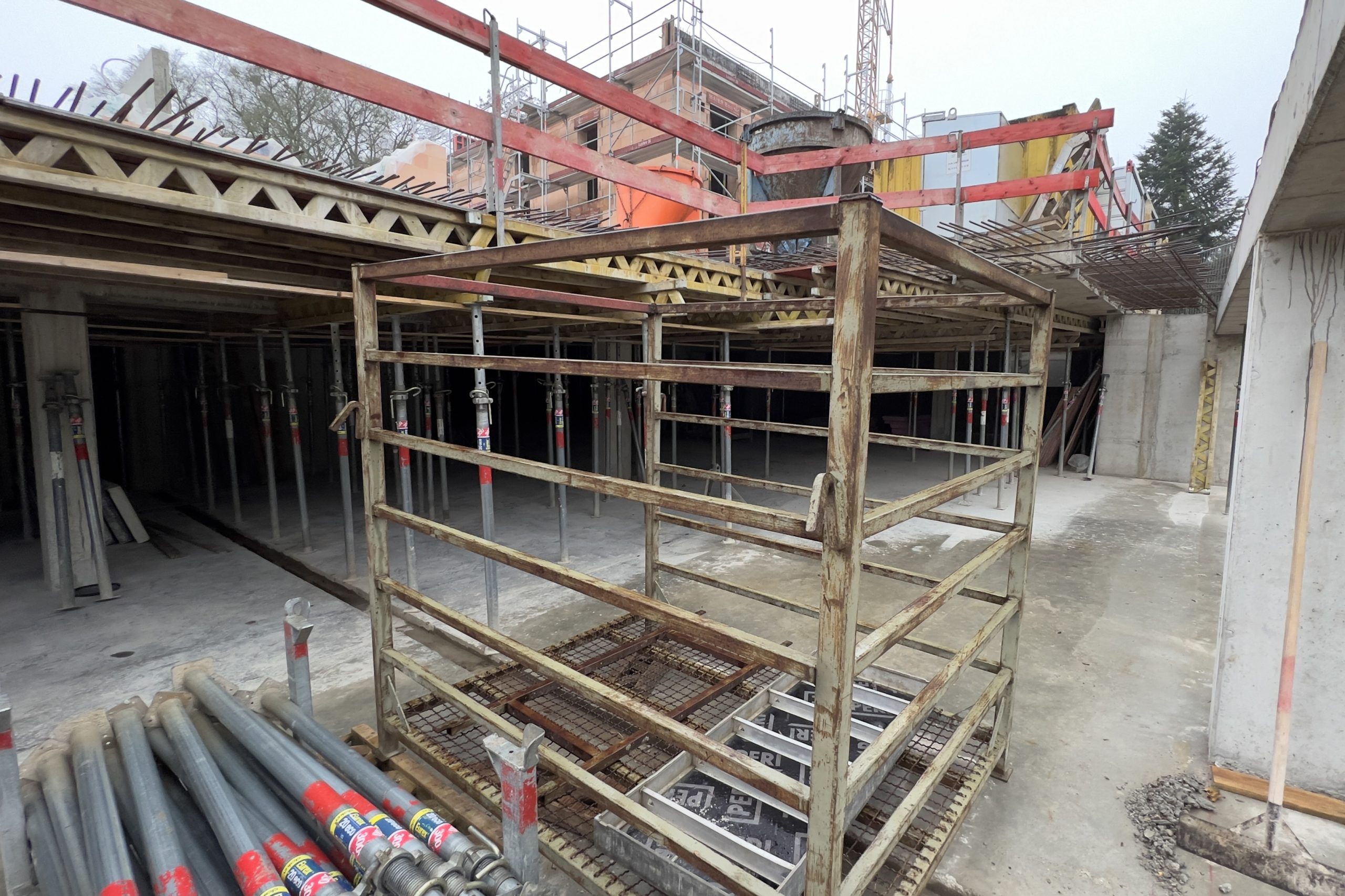 Baustelle des Neubauprojekts Alte Schreinerei