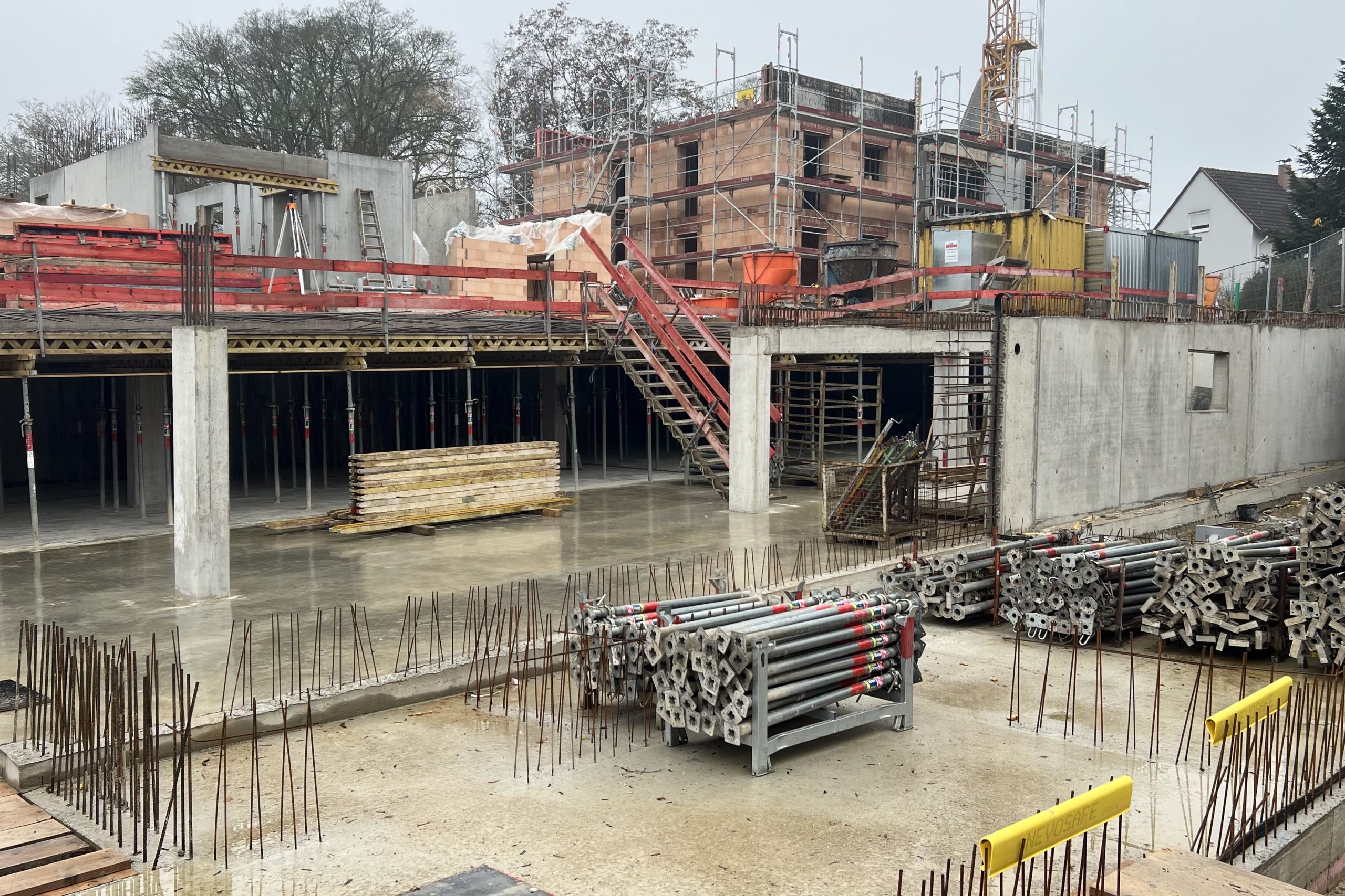 Baustelle des Neubauprojekts Alte Schreinerei