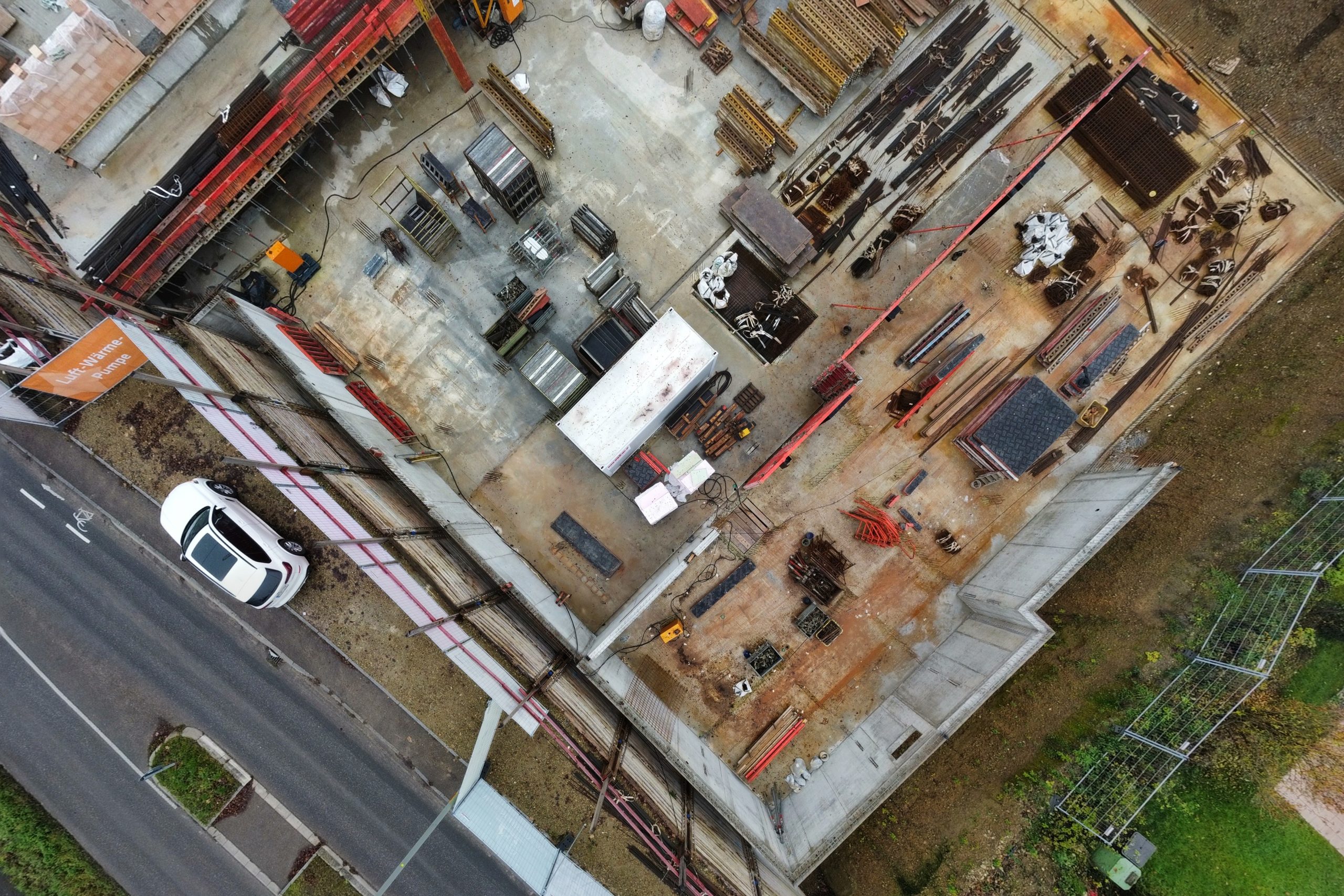 Baustelle des Neubauprojekts Alte Schreinerei