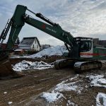 Baustelle Neubauprojekt Wohnen im Park Langenau