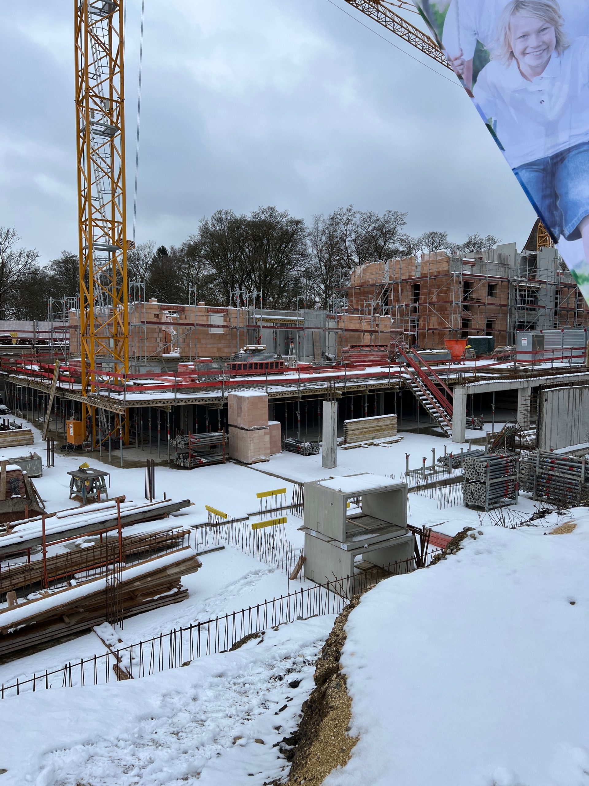 Baustelle des Neubauprojekts Alte Schreinerei