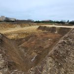 Baustelle Neubauprojekt Wohnen im Park Langenau