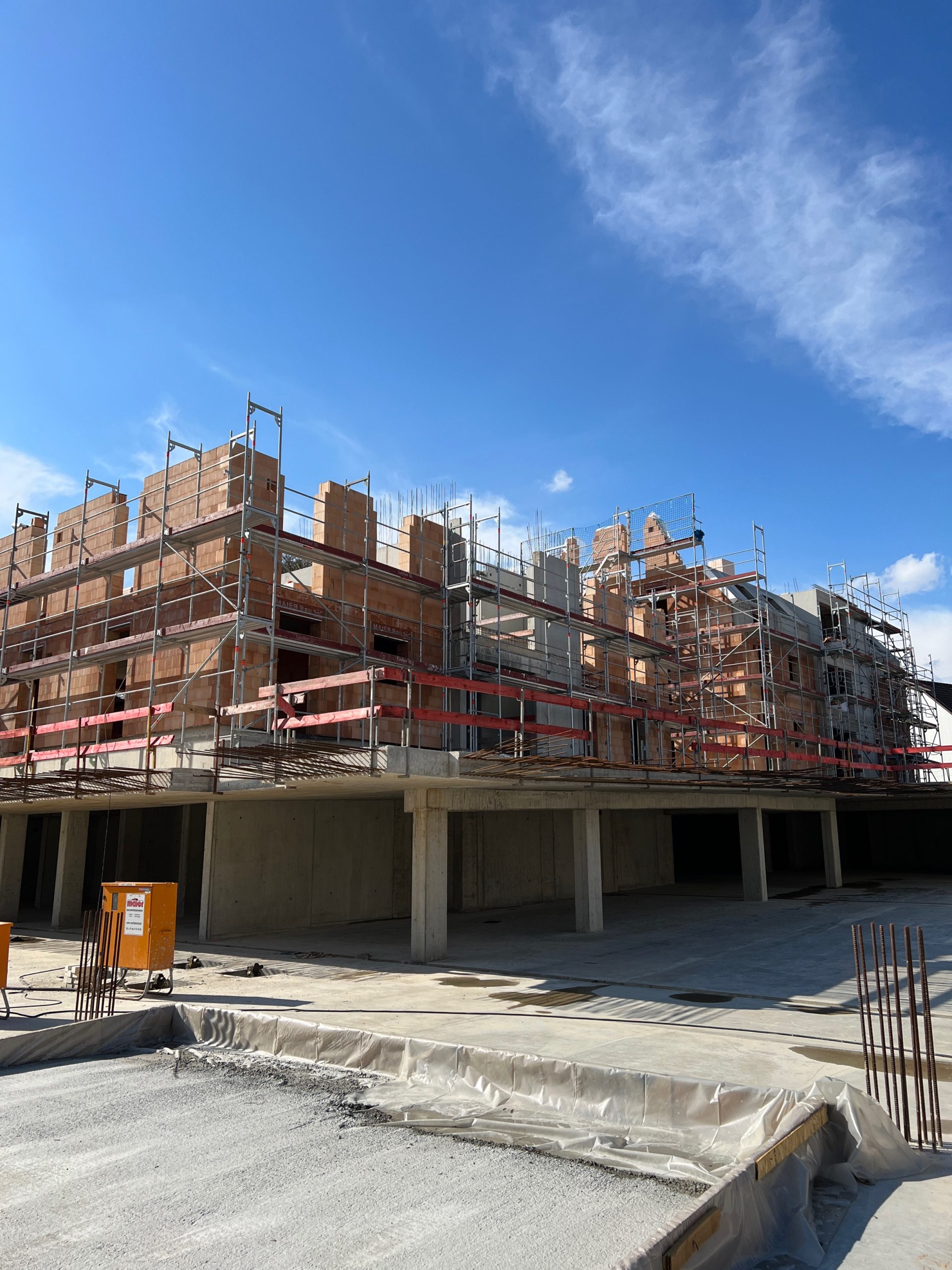 Baustelle des Neubauprojekts Alte Schreinerei