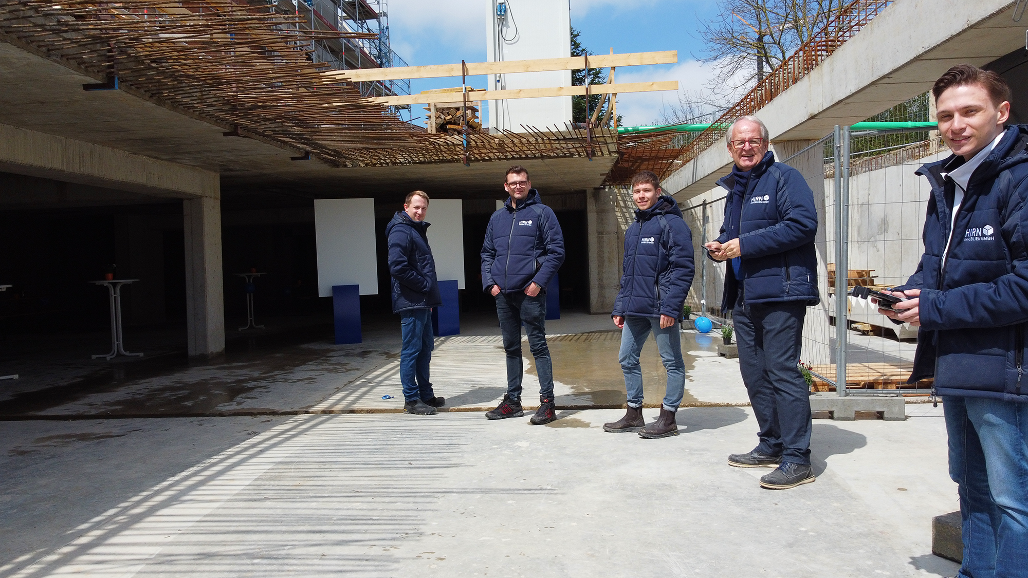 Baustelle des Neubauprojekts Alte Schreinerei