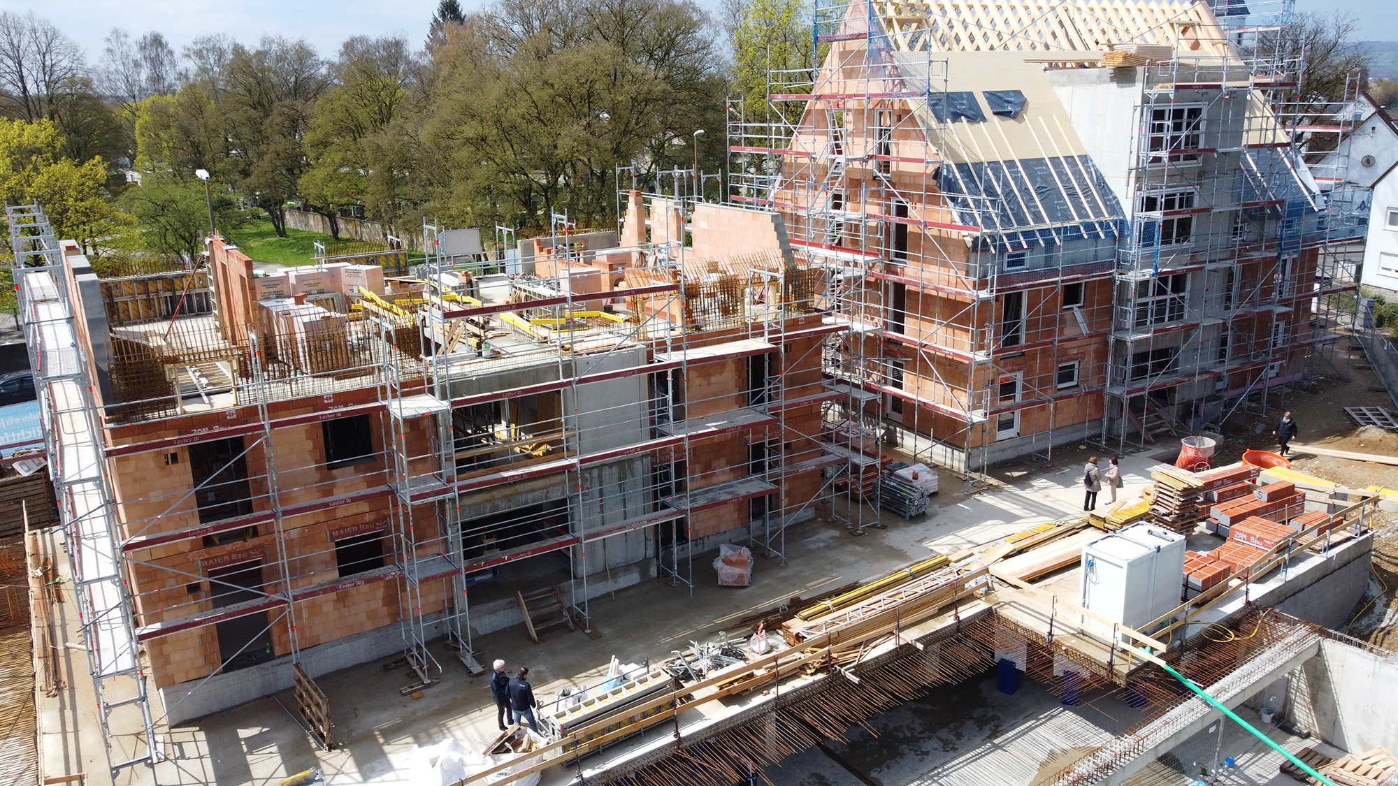 Baustelle des Neubauprojekts Alte Schreinerei