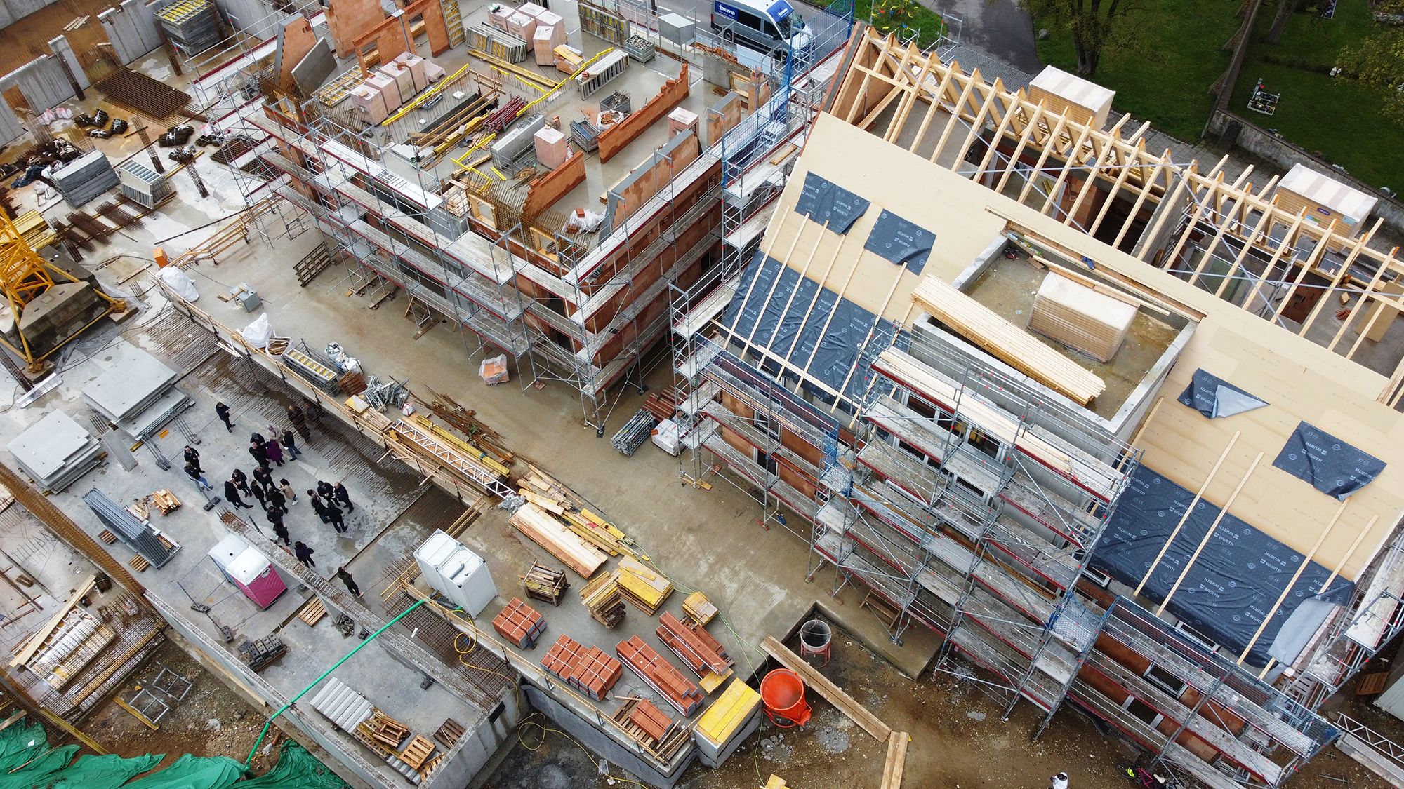 Baustelle des Neubauprojekts Alte Schreinerei