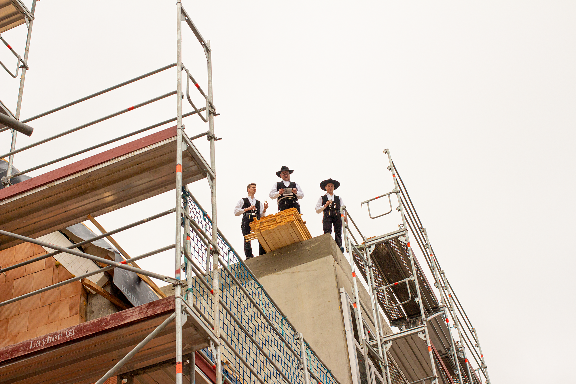 Baustelle des Neubauprojekts Alte Schreinerei