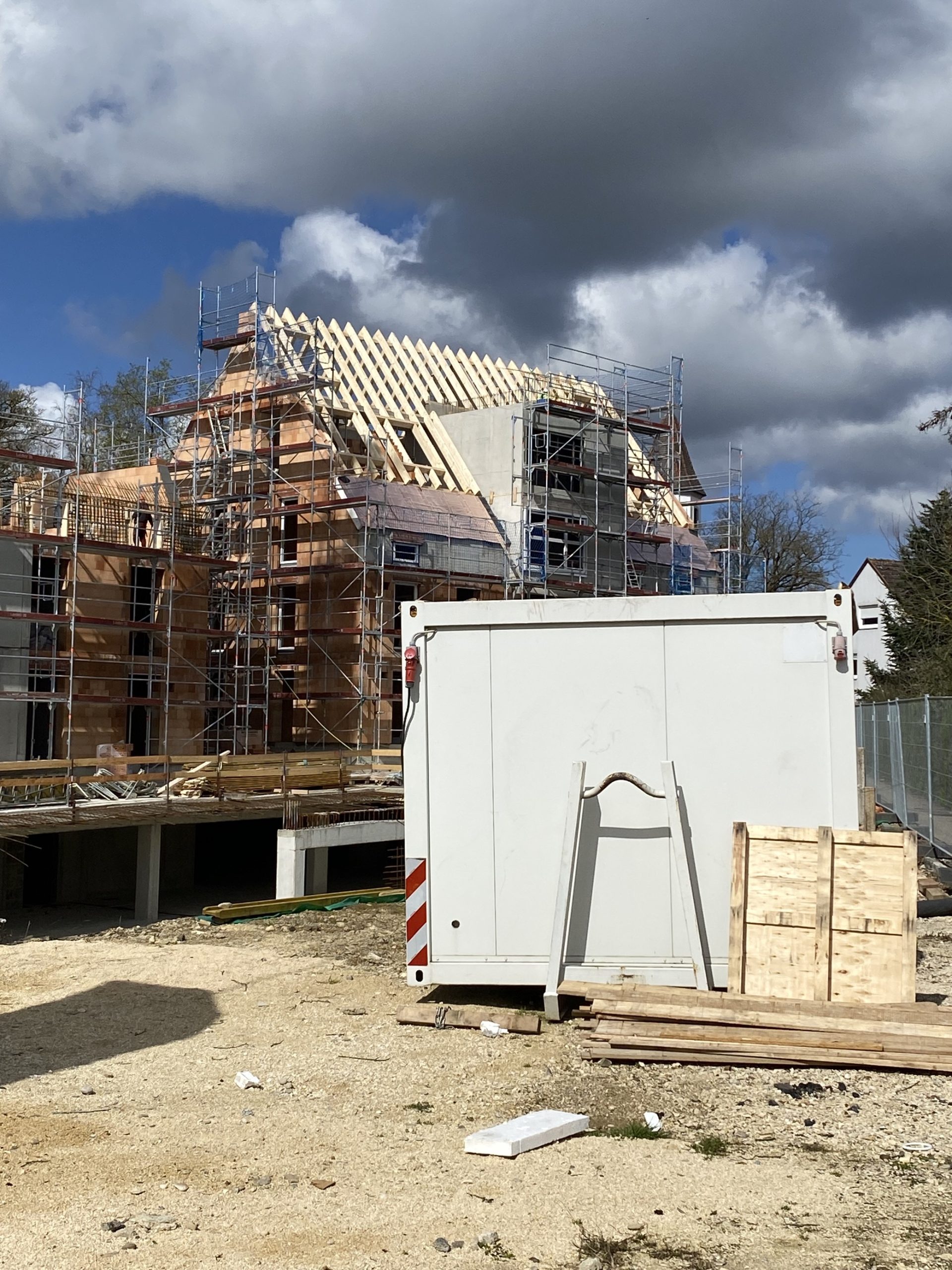 Baustelle des Neubauprojekts Alte Schreinerei