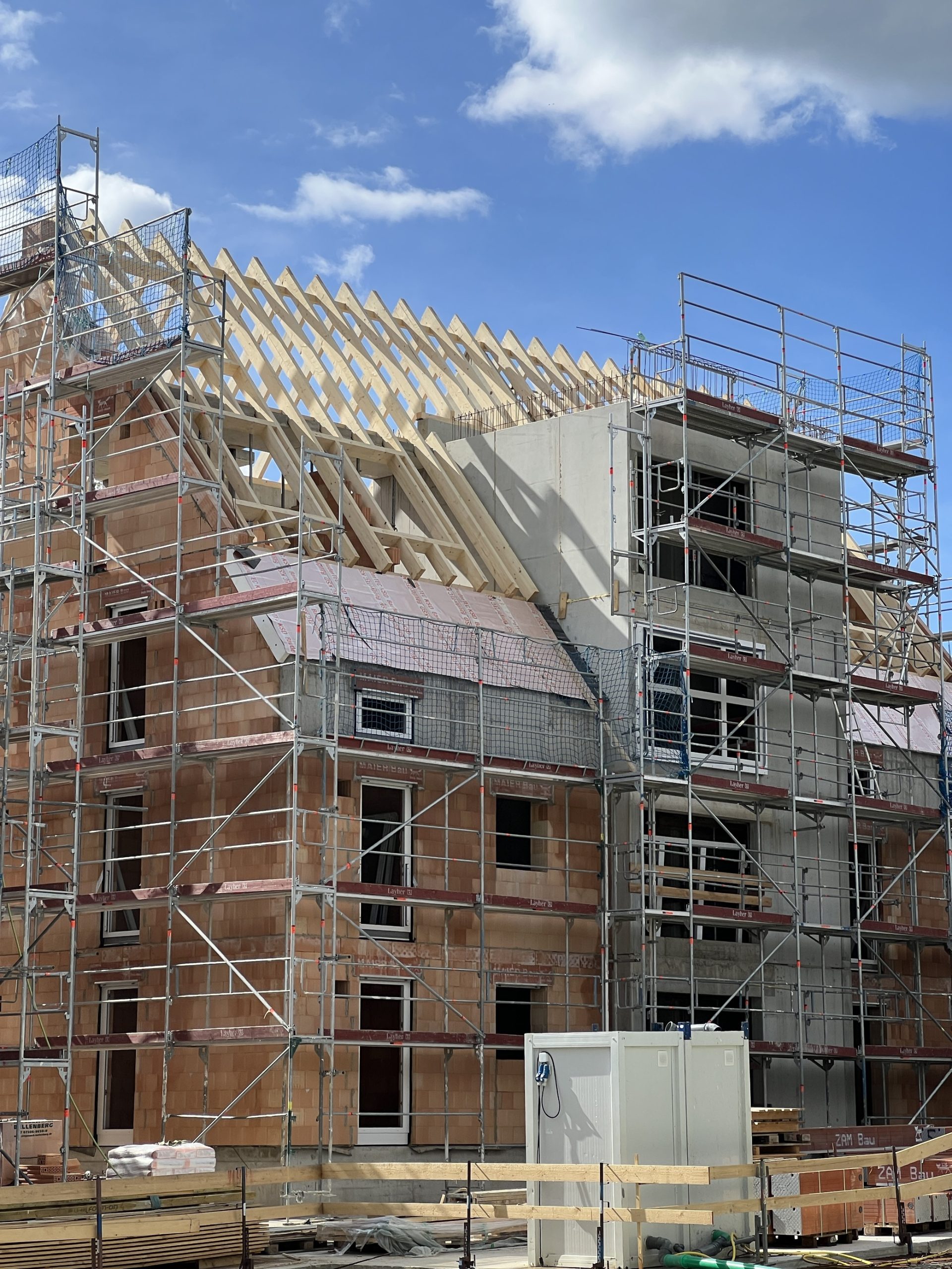 Baustelle Neubauprojekt - Alte Schreinerei - Hirn Immobilien - Ihr Immobilienmakler für Ulm