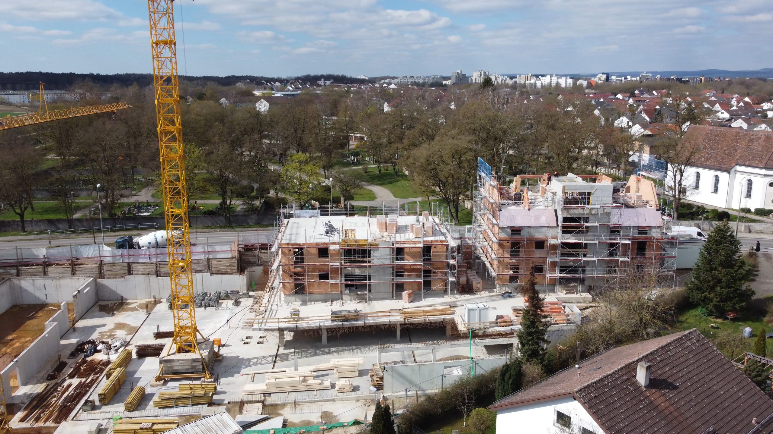 Baustelle des Neubauprojekts Alte Schreinerei