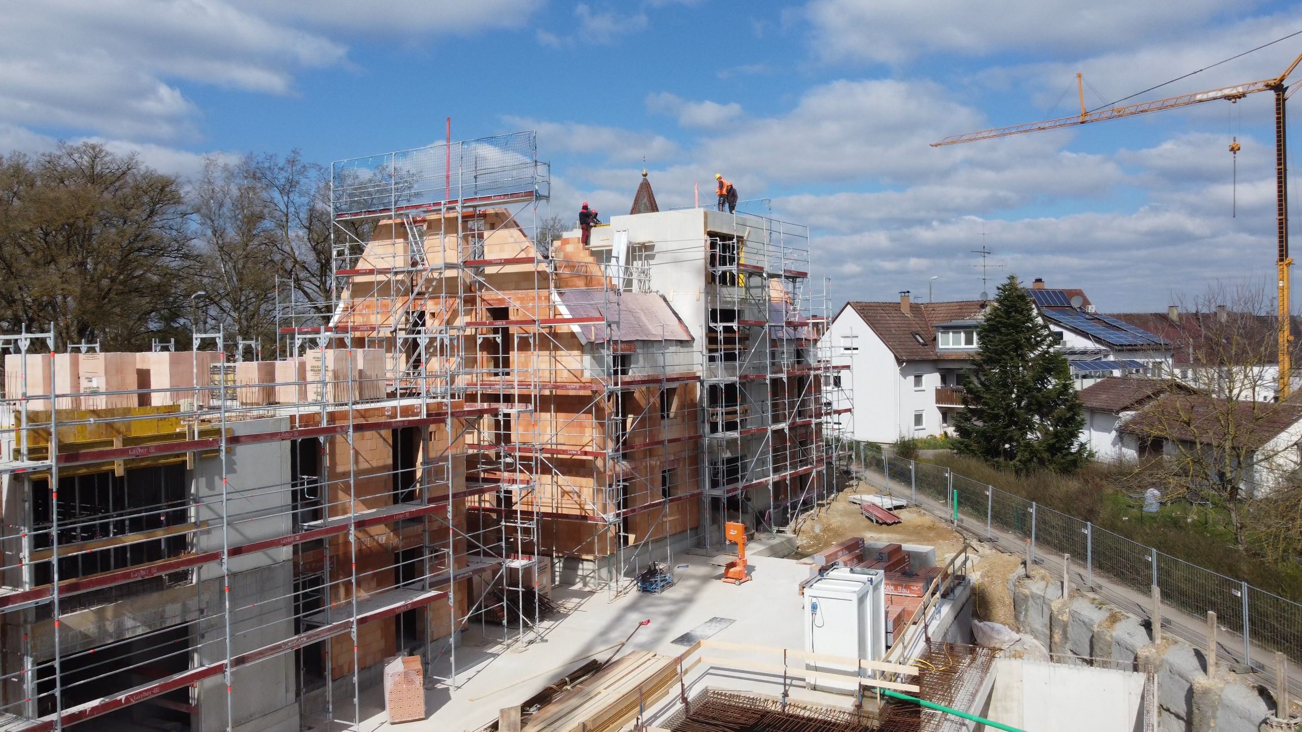 Baustelle des Neubauprojekts Alte Schreinerei