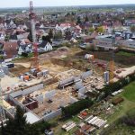 Baustelle Neubauprojekt Wohnen im Park Langenau