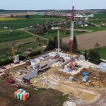 Baustelle Neubauprojekt Wohnen im Park Langenau