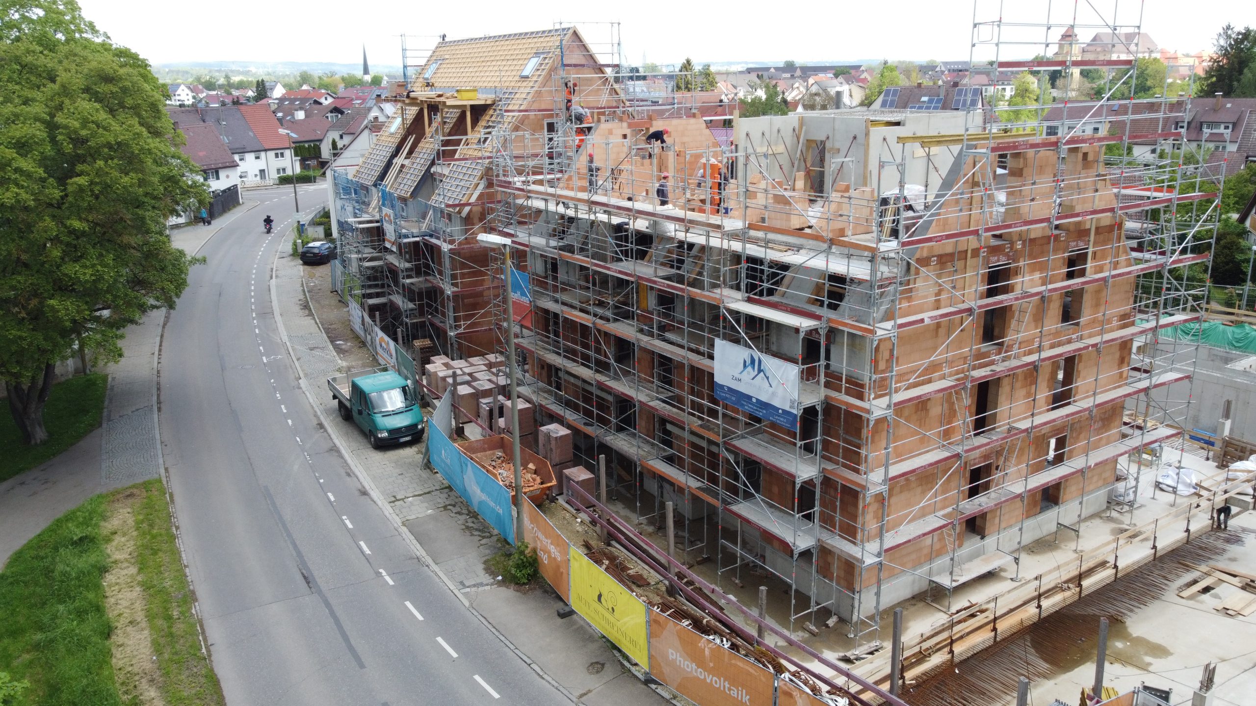Baustelle des Neubauprojekts Alte Schreinerei