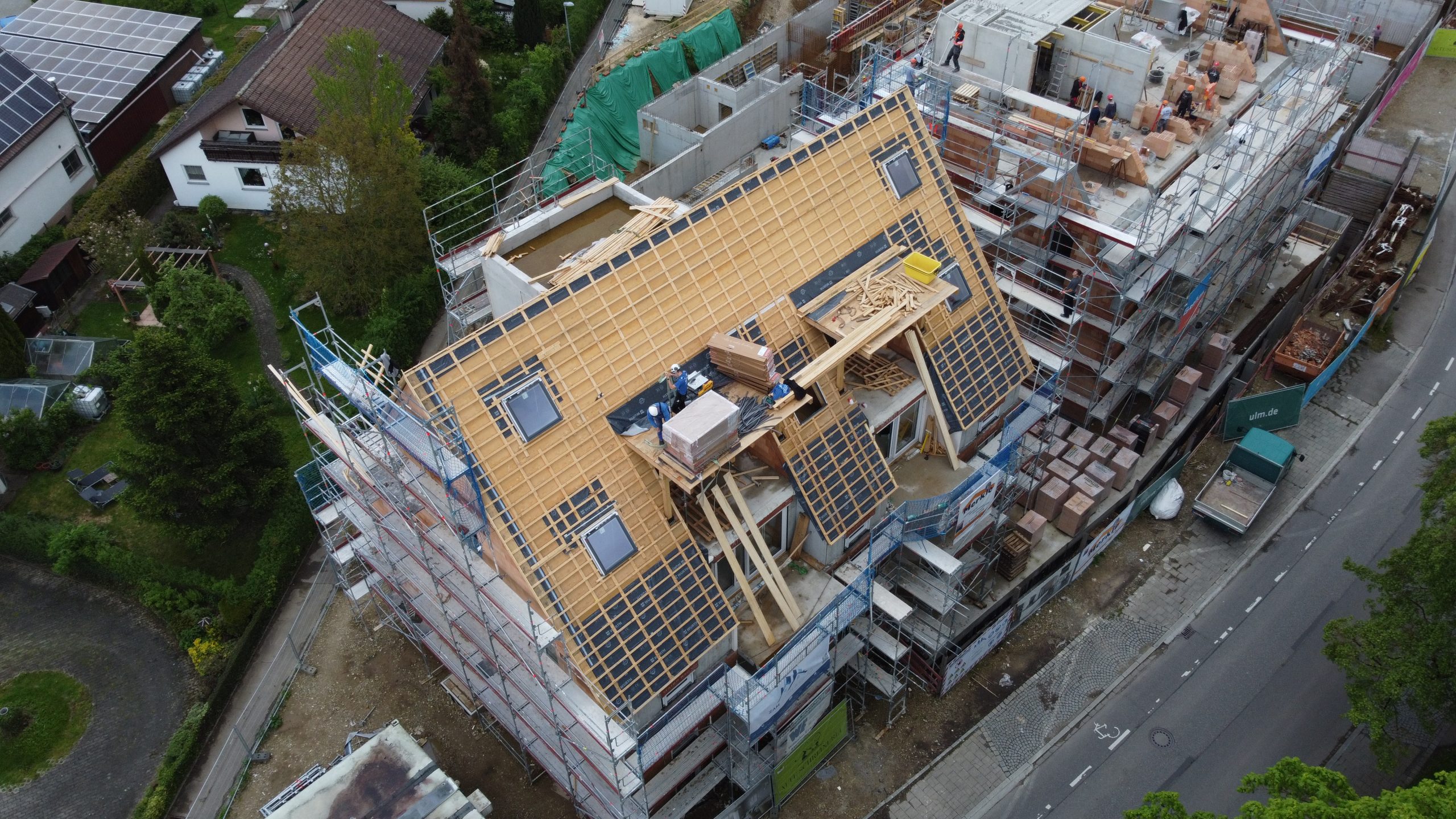 Baustelle des Neubauprojekts Alte Schreinerei