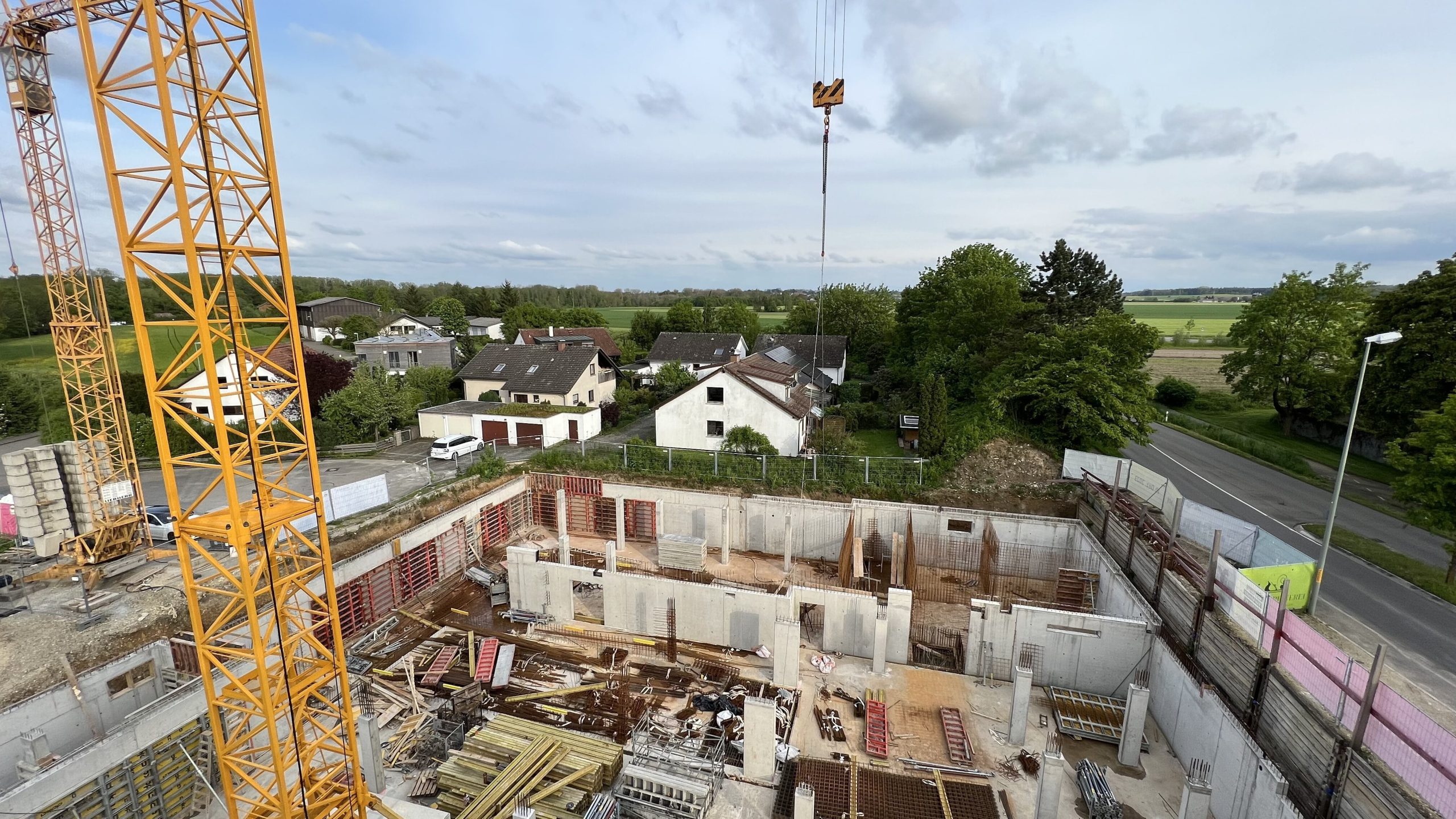 Baustelle des Neubauprojekts Alte Schreinerei