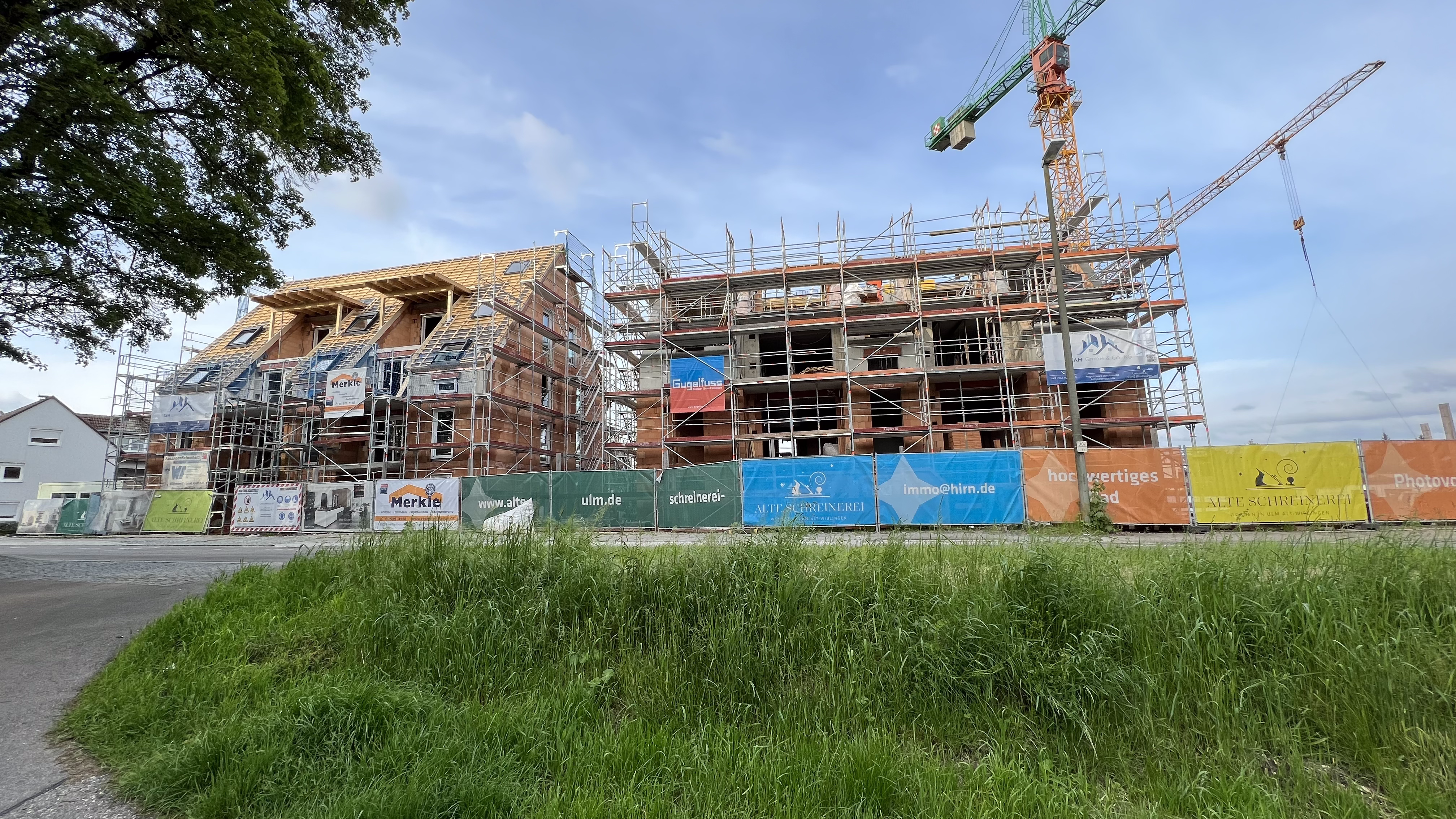 Baustelle des Neubauprojekts Alte Schreinerei