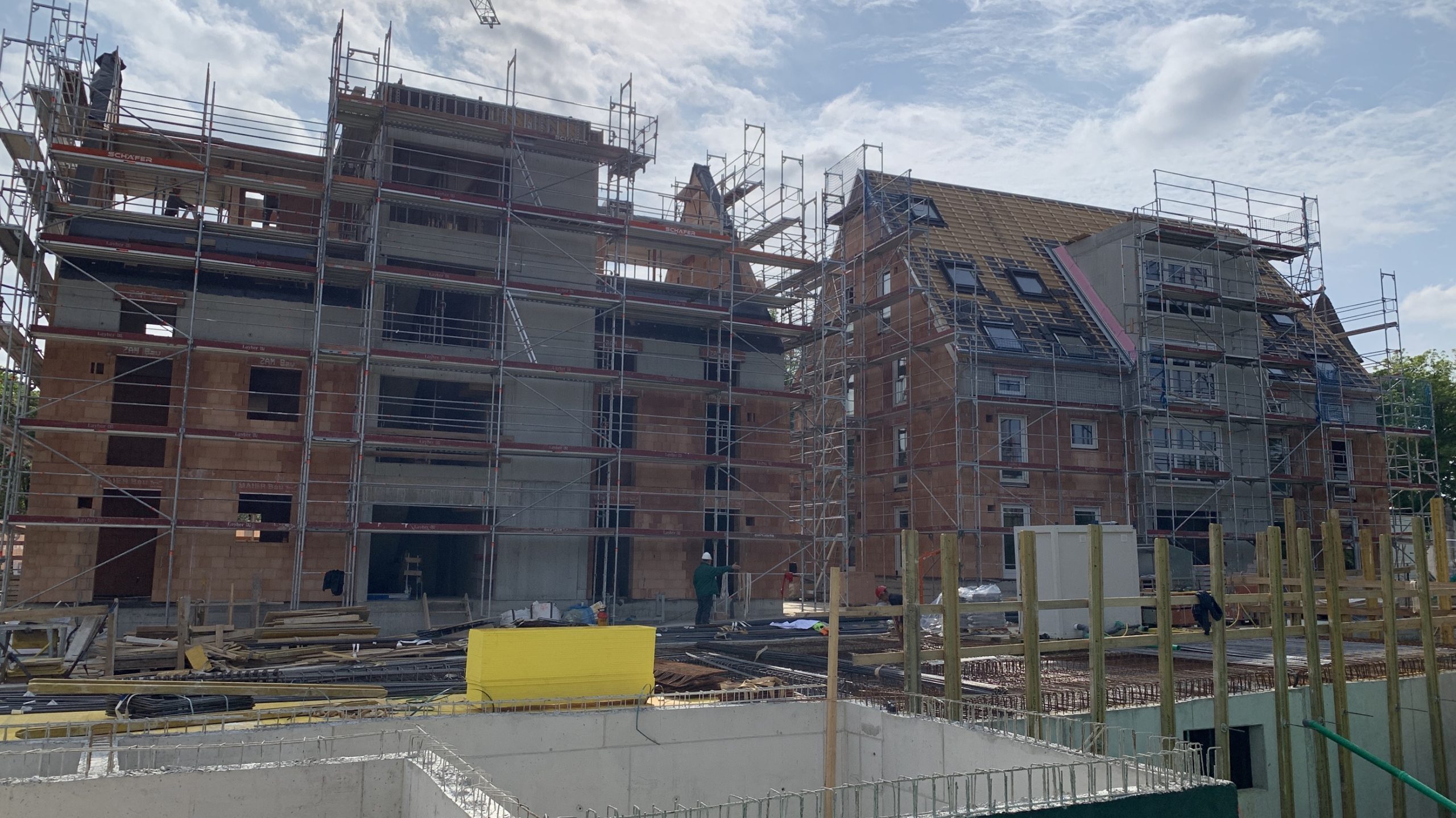 Baustelle Neubauprojekt Alte Schreinerei - Hirn Immobilien - Ihr Immobilienmakler für Ulm