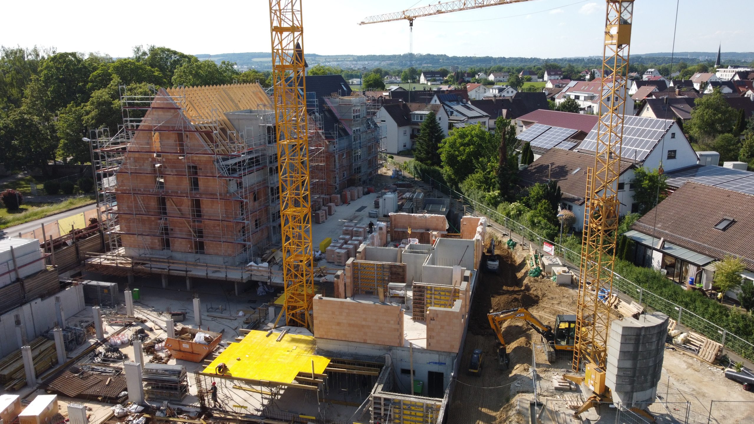 Baustelle des Neubauprojekts Alte Schreinerei