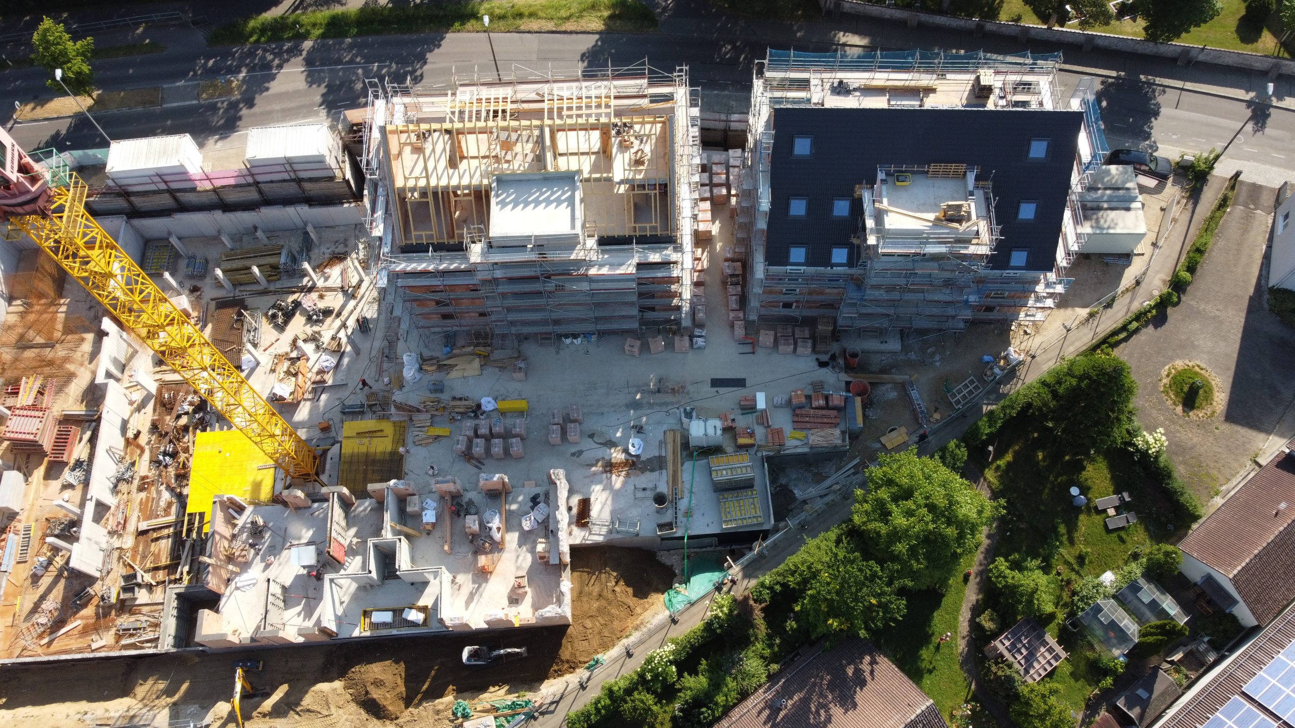Baustelle des Neubauprojekts Alte Schreinerei