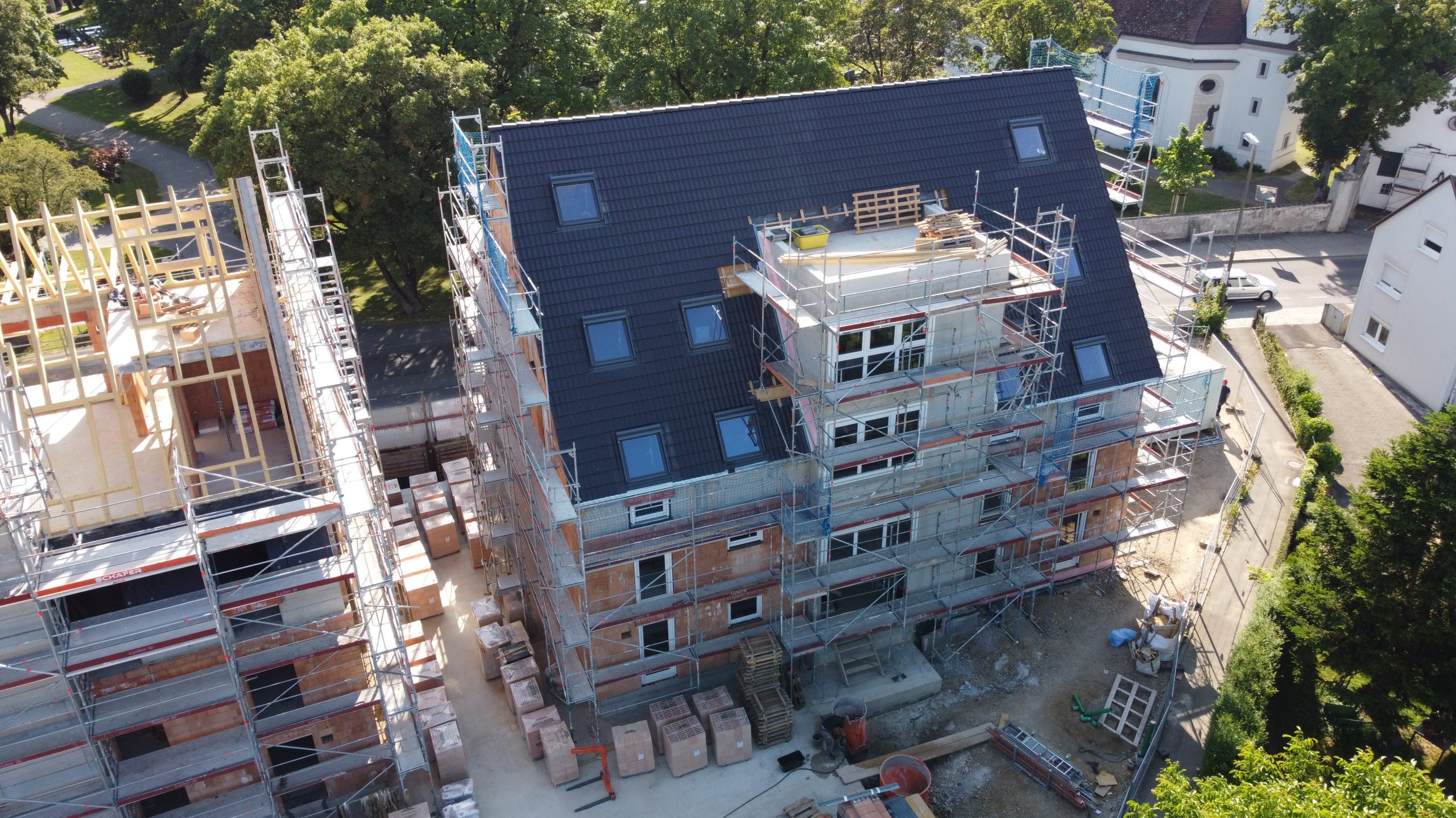 Baustelle des Neubauprojekts Alte Schreinerei