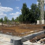 Baustelle Neubauprojekt Wohnen im Park Langenau