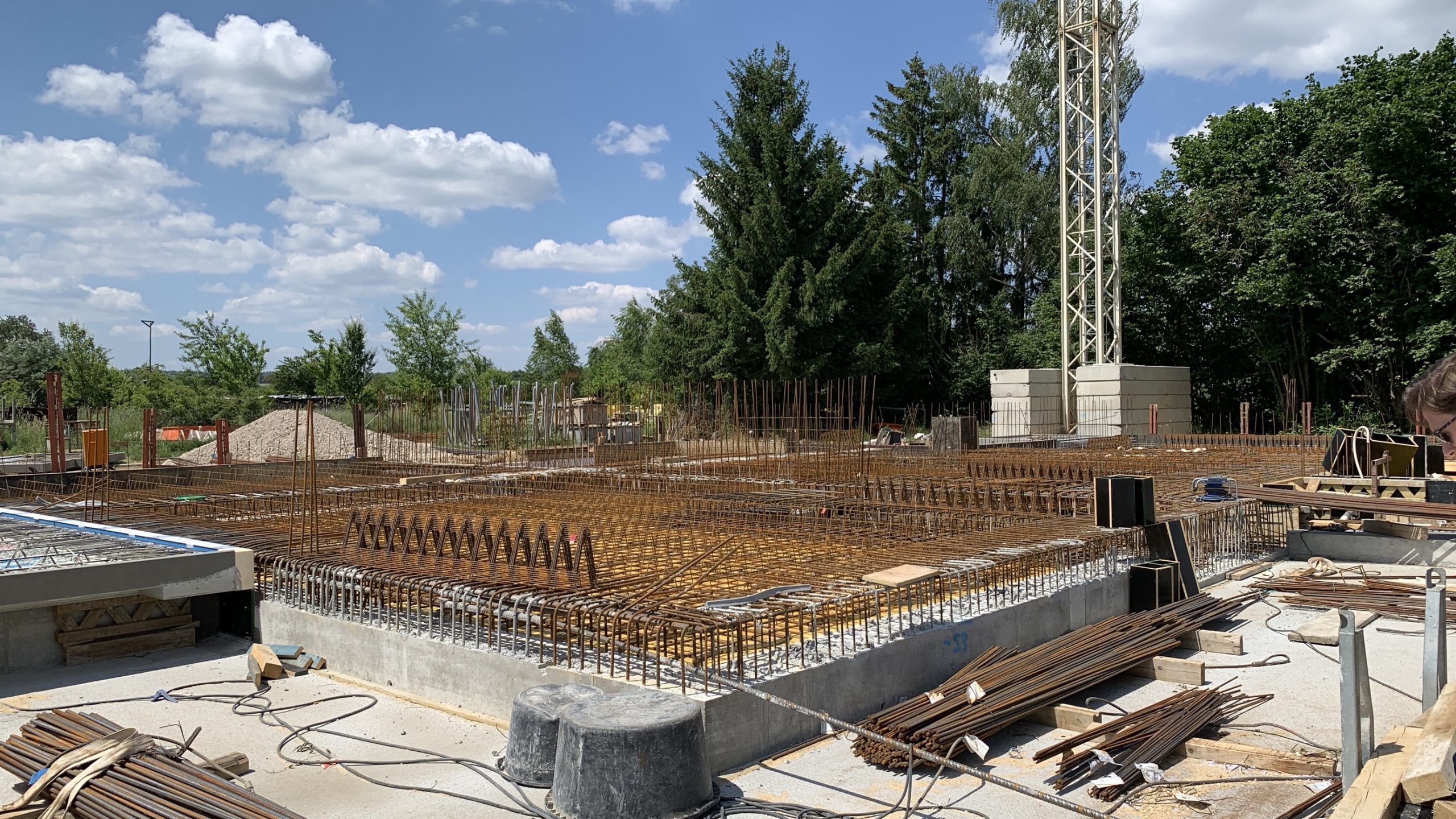 Baustelle Neubauprojekt Wohnen im Park Langenau