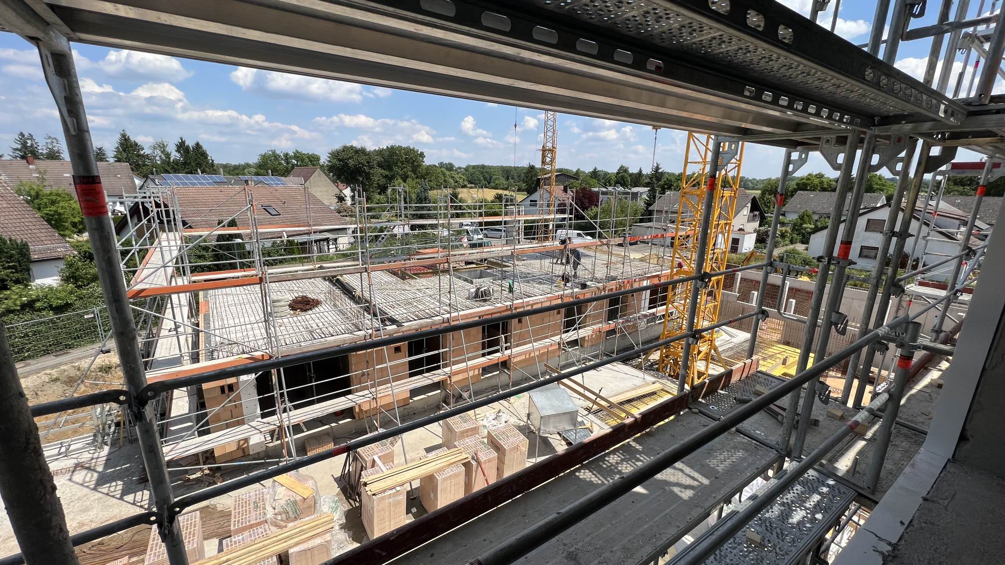 Baustelle des Neubauprojekts Alte Schreinerei